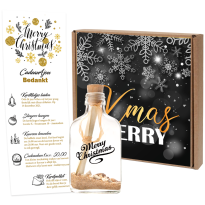 Message Bottle Giftbox + Merry X-Mas